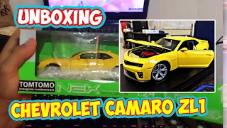 CHEVROLET CAMARO ZL1 (DIECAST 1/24 BY WELLY TOYS) (UNBOXING & REVIEW)