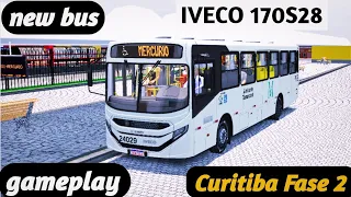 Proton Bus Simulator - New Mod Bus / Vip V Iveco 170S28  Euro 5 | Map Curitiba Map (Fase 2)