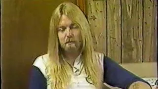 Gregg Allman interview PART 5 of 14- Saenger Theater New Orleans 1982