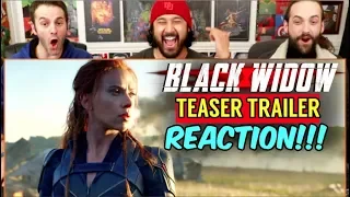 BLACK WIDOW | Teaser TRAILER - REACTION!!!