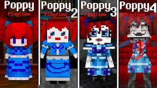 Evolution of Poppy in Minecraft vs Poppy Playtime