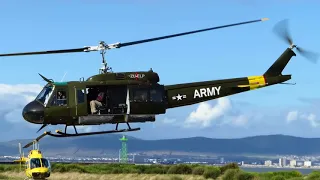 Cape Town Helicopters UH-1H (Bell 205) - Low Level Maneuvers near Cape Town, South Africa