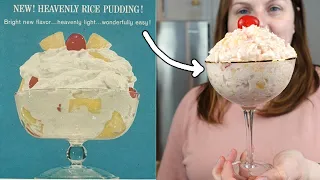 1960s HEAVENLY RICE PUDDING - Looks GORGEOUS, tastes....well...