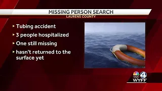 Department of Natural Resources search for a missing person in Lake Greenwood