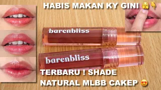 NEW SHADE NUDE MLBB 😍 BARENBLISS PEACH MAKES PERFECT LIP TINT REVIEW + TEST SEHARIAN |Maria Soelisty