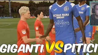 ECHIPA GIGANTILOR VS ECHIPA PITICILOR ( FIFA 20 EXPERIMENT )
