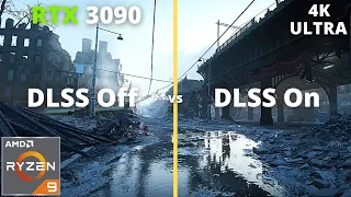 Battlefield 5: RTX 3090 + Ryzen 9 5950X | 4K Gameplay | DLSS on vs off | Max Settings