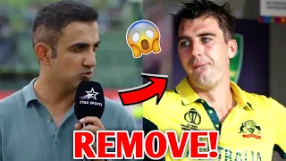 REMOVE PAT CUMMINS! - Gautam Gambhir Says! 😱| Steve Smith Australia World Cup 2023 News Facts