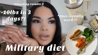 LOSE 10 POUNDS IN 3 DAYS ?! I TRIED THE MILITARY DIET!! DOES IT REALLY WORK ?! MY EXPERIENCE