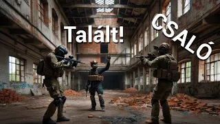 Extrém Airsoft CQB Csalókkal és földre szállt Angyalokkal 👌| Elhagyatott Téglagyár