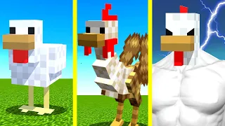 UPGRADING CHICKEN Into A GOD In Minecraft ... (Secret Powers!)