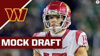 2022 NFL Mock Draft: Commanders Draft TOP Receiver to Welcome Carson Wentz | CBS Sports HQ