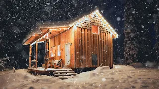 Weathering A Beautiful Snowstorm And Then BITTER Cold In My Cozy Off-Grid Cabin | ASMR