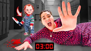 O CHUCKY DA DEEP W3B APARECEU DE UMA FORMA ASSUSTADORA AS 3:00 HORAS DA MANHÃ !!!