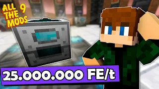 O REATOR QUE GERA 25.000.000 FR/tick!!! - Minecraft ATM 9 #31 (1.20 + Mods)