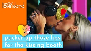 KISSING 💋 challenge gets the islanders FLUSTERED 😳 | World of Love Island