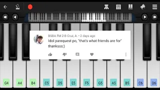 That's What Friends Are For - Dionne Warwick • Perfect Piano Tutorial on App