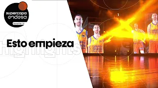 Presentación de BARÇA y VALENCIA BASKET en la Supercopa Endesa 2021