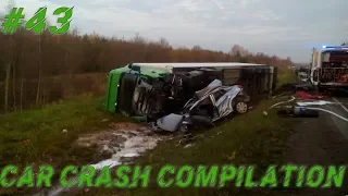 Car crash compilation Dash cam accidents Подборка Дтп #43