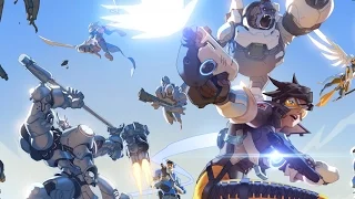 Overwatch Стрим учимся играть в команде