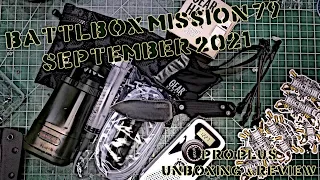 Battlbox (Battle Box) Mission 79 - September 2021 - Pro Plus Unboxing & Review