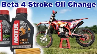 Beta 4-stroke Engine & Transmission Oil Change | 350/ 390/ 430/ 498/ 500cc | 10 Years with Beta USA