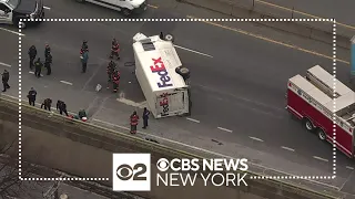 1 hurt in crash involving FedEx truck