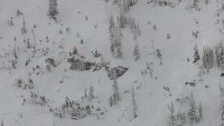 2012 Grand Targhee Big Mountain Telemark Competition Conrad Truettner run one