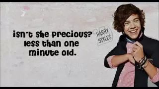 Isn't She Lovely - Harry Styles (Lyrics, X-Factor Audition)