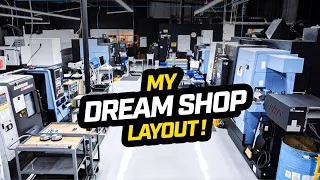 My Optimal Lean Shop Layout! | Machine Shop Move Vlog Ep 5