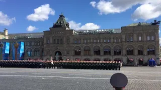 Генеральная репетиция Парада Победы в Москве. Начало. 7 мая 2021 года