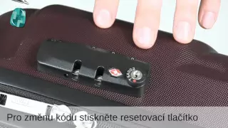 TSA002 - změna kódu zámku | How to Set a TSA lock | Bagalio