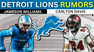 Detroit Lions Rumors On Carlton Davis vs. Jameson Williams, 5 Cut Candidates, Offseason Programs