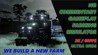 Farming Simulator 22 Gameplay  / No Commentary / BUILD A NEW FARM Episode 1