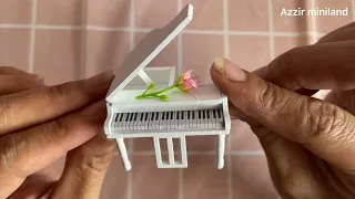 DIY MINIATURE DOLLHOUSE TWO BEDROOM WITH PIANO PART 3 ( LIVING ROOM AREA)