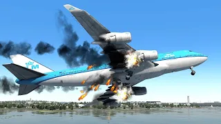 🔴LIVE Boeing 747 Crash EMERGENCY LANDINGS |  Live Plane Spotting X-PLANE 11