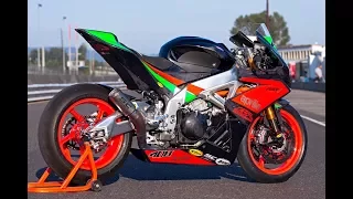 Aprilia RSV4-RF with SC Projects exhaust fly-by Thunderhill