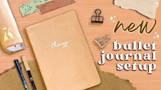 Starting a *New* Bullet Journal • My 2021 Bullet Journal Setup