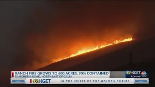 Ranch Fire burns over 616 acres