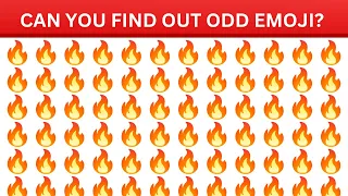 Find the odd one out || Find the different Emoji || spot the odd one #emojichallenge #braingames