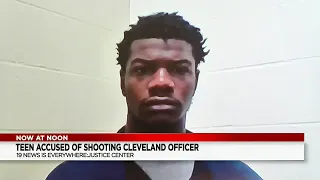 Court hearing for teenager accused of shooting Cleveland police officer