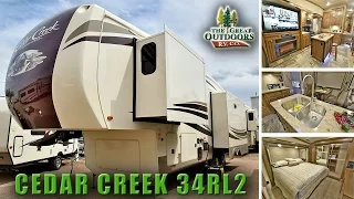 New Luxury Fifth Wheel 2018 FOREST RIVER CEDAR CREEK 34RL2 CC278 Colorado RV Dealer