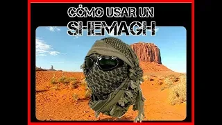 👳🏽‍♂️Como USAR un SHEMAGH....como PONERSE un Shemagh o Palestina / Supervivencia