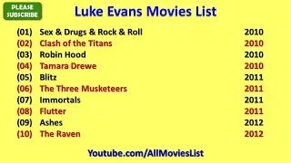 Luke Evans Movies List