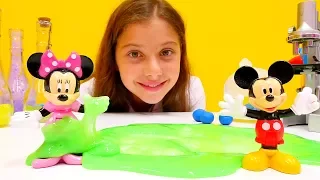 Mickey Mouse laboratuvar oyunu. Çocuk videoları