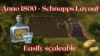 Easy schnapps Layout for Anno1800 (scaleable)