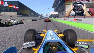 Renault F1 2006 + G29 on GP Brazil  / F1 2018 Ps4