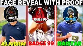 Ajjubhai Face Reveal With Proof || Badge 99 Face Reveal || Raistar Face Reveal || Total Gaming Face