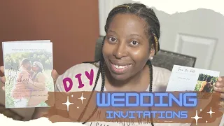 V L O G* | DIY WEDDING INVITATIONS FOR CHEAP!! Elegant Wedding Invites on a Budget ☺️