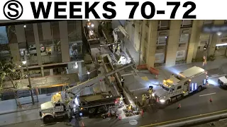 Construction time-lapses with closeups (compilation): Weeks 70-72 of the Ⓢ-series